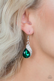 Paparazzi Easy Elegance Green Earrings - Glitzygals5dollarbling Paparazzi Boutique 