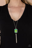 Paparazzi Blissed Out Opulence - Green Oil Spill Necklace - Glitzygals5dollarbling Paparazzi Boutique 