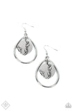 Artisan Refuge - silver - Paparazzi earrings - Glitzygals5dollarbling Paparazzi Boutique 
