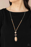 Naturally Essential Brown ~ Paparazzi Necklace - Glitzygals5dollarbling Paparazzi Boutique 