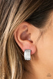 Paparazzi Cirque Du Couture - Silver - Rippling Textures - Clip On Earrings - Glitzygals5dollarbling Paparazzi Boutique 