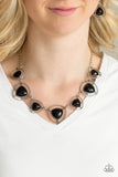 Paparazzi Make a Point Black Necklace - Glitzygals5dollarbling Paparazzi Boutique 