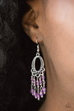 Not the Only Fish in the Sea - purple - Paparazzi earrings - Glitzygals5dollarbling Paparazzi Boutique 