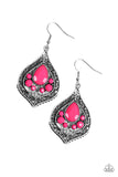 Paparazzi Malibu Mama - Pink Earrings - Glitzygals5dollarbling Paparazzi Boutique 