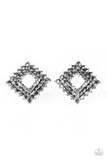 Kensington Keepsake - silver - Paparazzi earrings - Glitzygals5dollarbling Paparazzi Boutique 