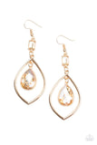 Priceless - gold - Paparazzi earrings - Glitzygals5dollarbling Paparazzi Boutique 