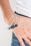 Paparazzi Marvelously Magnetic Blue Silver Bracelet - Glitzygals5dollarbling Paparazzi Boutique 