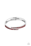 Sideswiping Shimmer Red ~ Paparazzi Bracelet - Glitzygals5dollarbling Paparazzi Boutique 