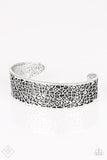 Paparazzi “Nature Mood” Silver Cuff Fashion Fix Bracelet - Glitzygals5dollarbling Paparazzi Boutique 