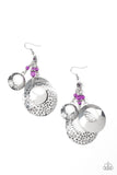 Wanderlust Garden - purple - Paparazzi earrings - Glitzygals5dollarbling Paparazzi Boutique 