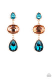 Royal Appeal Multi ~ Paparazzi Earrings - Glitzygals5dollarbling Paparazzi Boutique 
