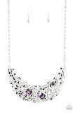 Paparazzi Fabulously Fragmented Purple Necklace - Glitzygals5dollarbling Paparazzi Boutique 