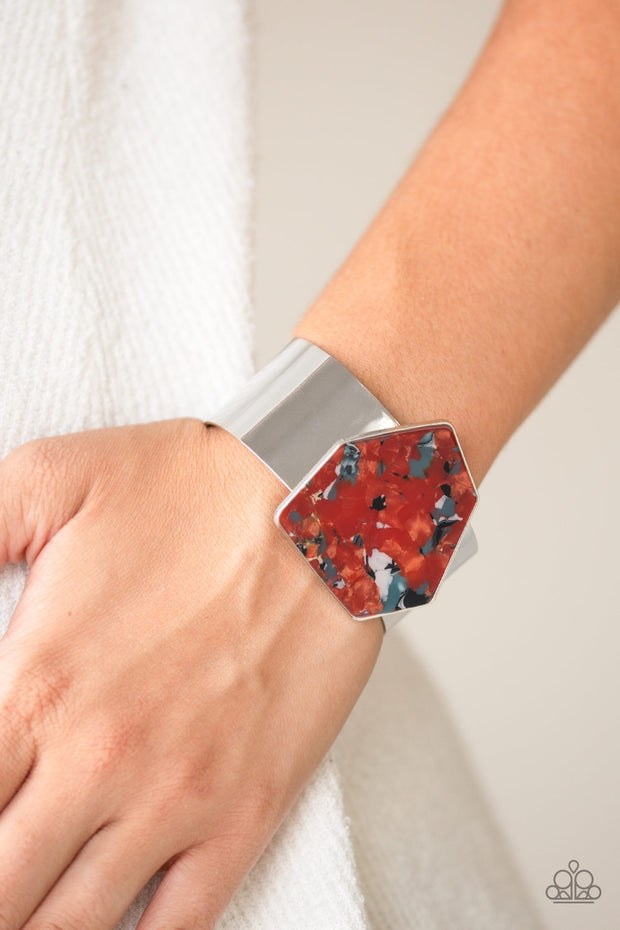 Paparazzi GEO-ing The Distance - Multi Cuff Bracelet - Glitzygals5dollarbling Paparazzi Boutique 