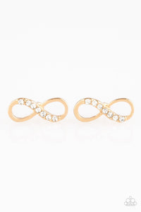 Paparazzi Never-Ending Elegance Gold post Earrings - Glitzygals5dollarbling Paparazzi Boutique 