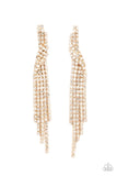 Paparazzi Earring ~ Cosmic Candescence - Gold - Glitzygals5dollarbling Paparazzi Boutique 