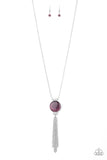 Paparazzi Happy As Can BEAM - Purple Moonstone Necklace - Glitzygals5dollarbling Paparazzi Boutique 