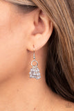 Party Posh Princess - Silver Earrings - Glitzygals5dollarbling Paparazzi Boutique 