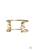 Glam Power Brass Bracelet - Glitzygals5dollarbling Paparazzi Boutique 
