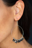 Crystal Collaboration Blue - Paparazzi Accessories Earrings - Glitzygals5dollarbling Paparazzi Boutique 