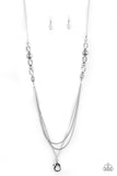 Native New Yorker - white - Paparazzi LANYARD necklace - Glitzygals5dollarbling Paparazzi Boutique 