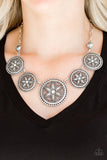 Paparazzi  Written In The STAR LILIES - White Necklace - Glitzygals5dollarbling Paparazzi Boutique 