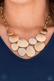 Paparazzi A Hard LUXE Story - Gold Necklace - Trend Blend / Fashion Fix Exclusive - December 2020 - Glitzygals5dollarbling Paparazzi Boutique 