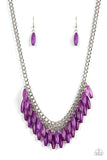 Beach House Hustle Purple ~ Paparazzi Necklace - Glitzygals5dollarbling Paparazzi Boutique 