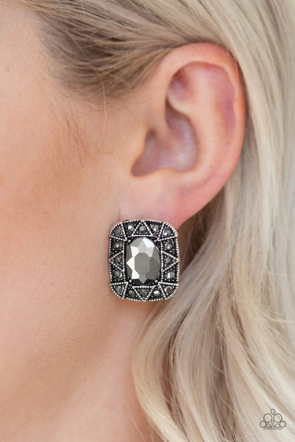 Paparazzi Earring ~ Young Money - Silver - Glitzygals5dollarbling Paparazzi Boutique 
