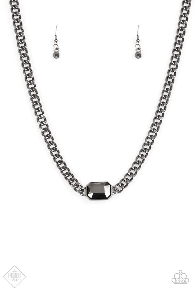 Paparazzi Catwalk Conqueror Black Necklace Fashion Fix Exclusive - Glitzygals5dollarbling Paparazzi Boutique 