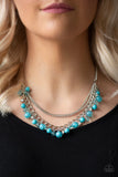 Wait and SEA - blue - Paparazzi necklace - Glitzygals5dollarbling Paparazzi Boutique 