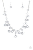 Soon To Be Mrs. Silver ~ Paparazzi Necklace - Glitzygals5dollarbling Paparazzi Boutique 