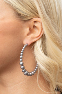 Paparazzi Earring ~ Glamour Graduate - Silver - Glitzygals5dollarbling Paparazzi Boutique 