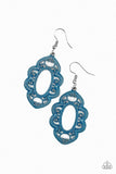 Paparazzi Mantras and Mandalas Blue Earrings - Glitzygals5dollarbling Paparazzi Boutique 