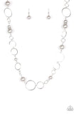 Lovely Lady Luck - silver - Paparazzi necklace - Glitzygals5dollarbling Paparazzi Boutique 