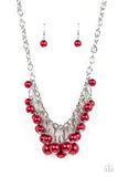 Powerhouse Pose Red ~ Paparazzi Necklace - Glitzygals5dollarbling Paparazzi Boutique 