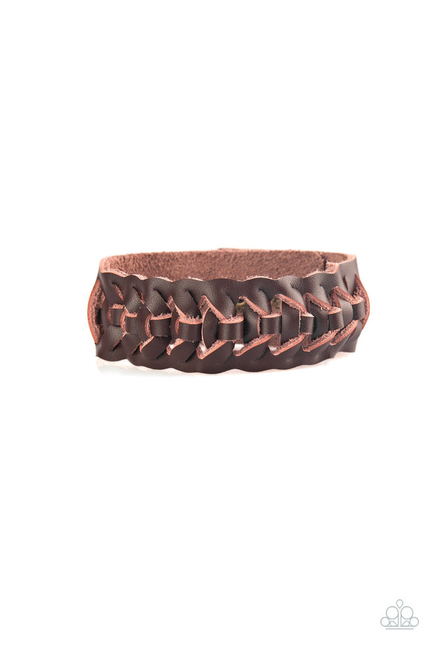 Paparazzi Rustle Up Brown Leather Urban Bracelet Glitzygals5dollarbling Paparazzi Boutique 0691