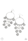 All CHIME High (2021) - silver - Paparazzi earrings - Glitzygals5dollarbling Paparazzi Boutique 
