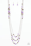 PAPARAZZI SEASONAL SENSATION - PURPLE Necklace - Glitzygals5dollarbling Paparazzi Boutique 