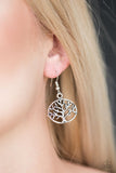 Paparazzi Dream TREEHOUSE - Silver - Tree of Life Earrings - Glitzygals5dollarbling Paparazzi Boutique 