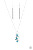 Classically Clustered - blue - Paparazzi necklace - Glitzygals5dollarbling Paparazzi Boutique 