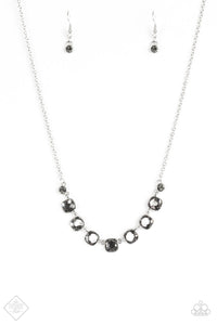 Deluxe Luxe Silver Necklace Fashion Fix Exclusive - Glitzygals5dollarbling Paparazzi Boutique 