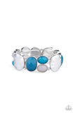 Paparazzi Chroma Charisma - Blue Bracelet - Glitzygals5dollarbling Paparazzi Boutique 