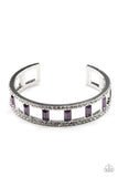 Industrial Icing - purple - Paparazzi bracelet - Glitzygals5dollarbling Paparazzi Boutique 