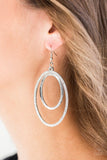 Wrapped in Wealth - white - Paparazzi earrings - Glitzygals5dollarbling Paparazzi Boutique 