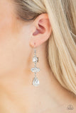 Paparazzi Starlet Twinkle - White Earrings - Glitzygals5dollarbling Paparazzi Boutique 