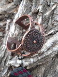 Paparazzi Texture Trade Copper Exclusive Cuff Bracelet - Glitzygals5dollarbling Paparazzi Boutique 