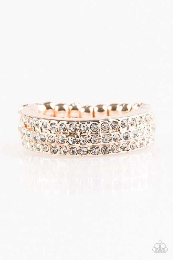 Paparazzi Turn The Other CHIC - Rose Gold Ring - Glitzygals5dollarbling Paparazzi Boutique 