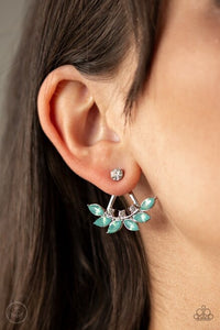 Paparazzi “Forest Formal” Green Post Earrings - Glitzygals5dollarbling Paparazzi Boutique 