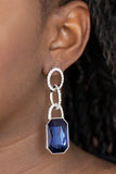 Paparazzi Earring ~ Superstar Status - Blue - Glitzygals5dollarbling Paparazzi Boutique 