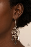 Sentimental Shimmer White ~ Paparazzi Earring - Glitzygals5dollarbling Paparazzi Boutique 